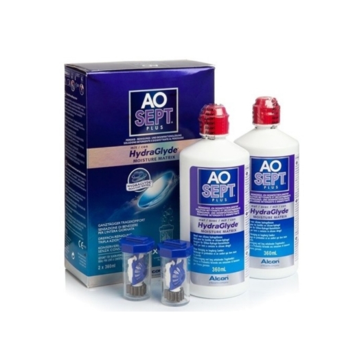 Aosept Plus with Hydraglyde 2*360 ml Duopack